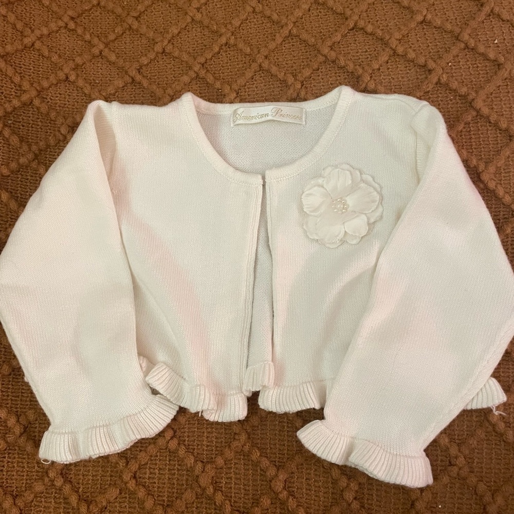 American Princess 24 months cream sweater